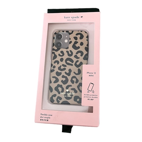 kate spade Other - NEW Kate Spade New York iPhone 12 Mini Animal Print  Flexible Phone Case